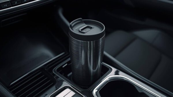 Protect Car Interior from Stains by using a travel mug