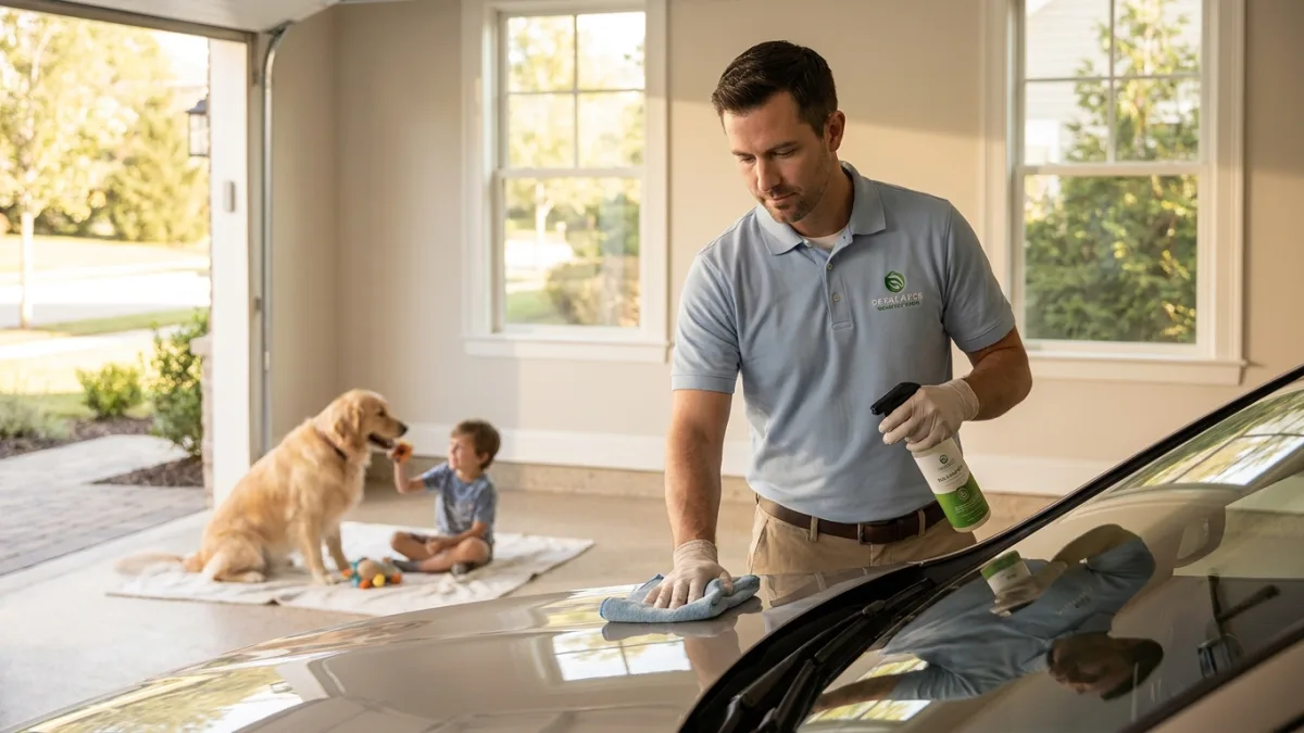 Are Car Detailing Chemicals Safe for My Family and Pets?